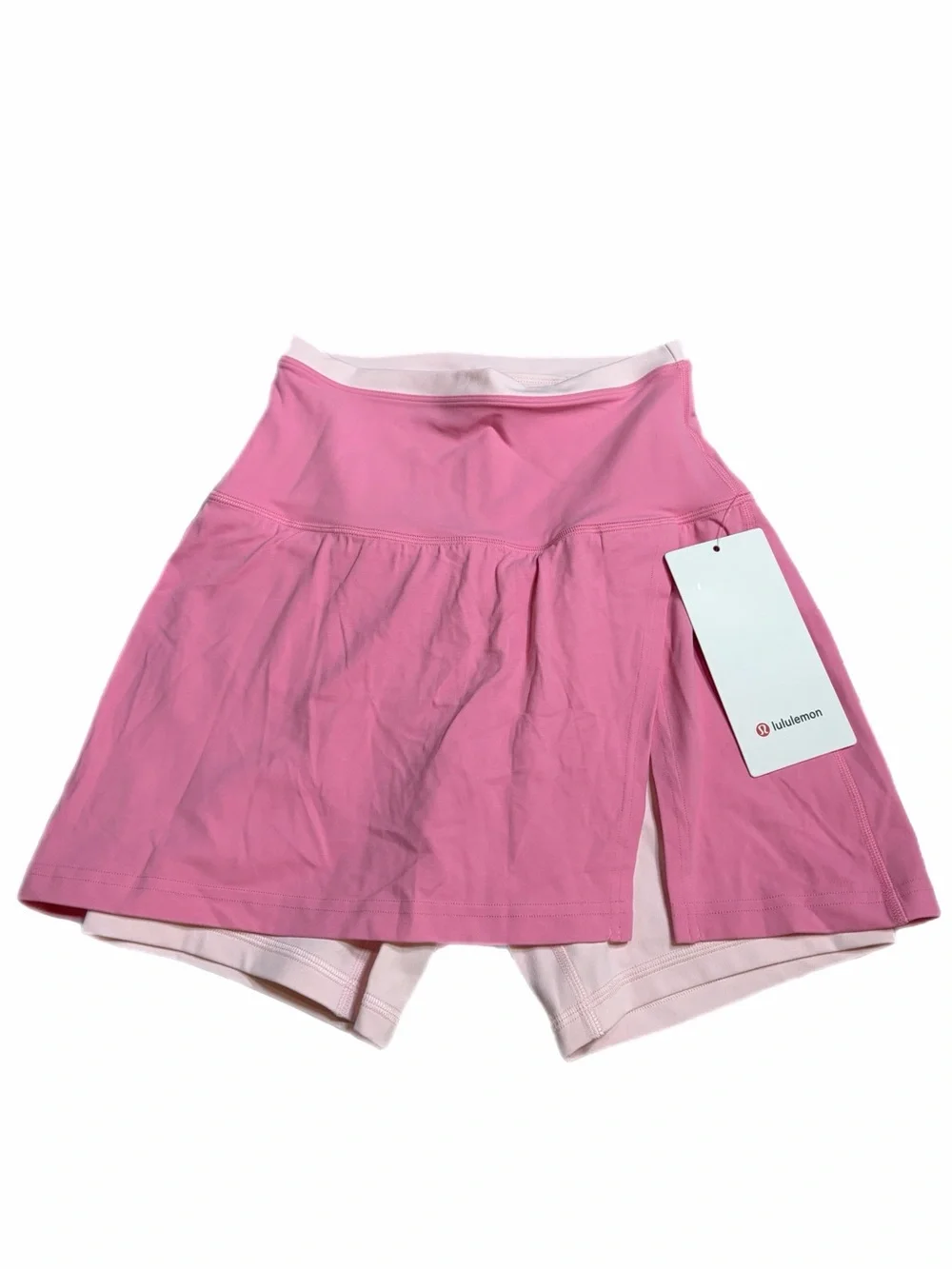 NWT Lululemon Align Super High-Rise Side-Slit Skirt *Trim (Candy Cloud/Pearl) 4